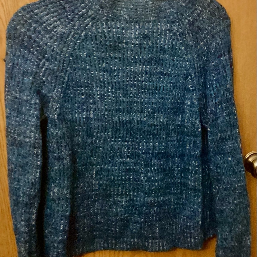 Banana Republic Textured Blue Sweater